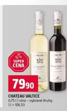 Terno CHATEAU VALTICE 0,75l vino vybrané druhy nabídka
