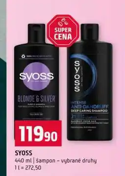 Terno Syoss 440 ml šampon vybrané druhy nabídka