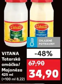 Kaufland VITANA Tatarská omáčka/ Majonéza nabídka