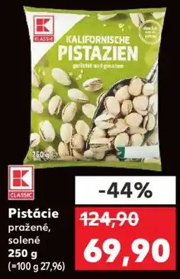 Kaufland Pistácie pražené, solené nabídka