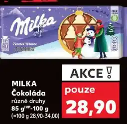 Kaufland MILKA Čokoláda nabídka
