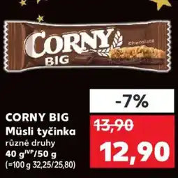 Kaufland CORNY BIG Müsli tyčinka nabídka