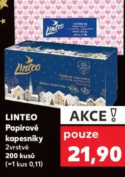 Kaufland LINTEO Papírové kapesníky 2vrstvé nabídka