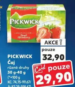 Kaufland PICKWICK Čaj nabídka