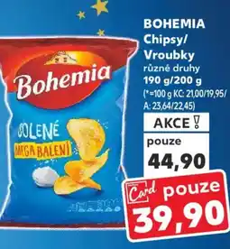Kaufland BOHEMIA Chipsy/ Vroubky nabídka