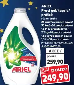 Kaufland ARIEL Prací gel/kapsle/ prášek nabídka