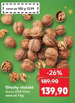 Kaufland Ořechy vlašské nabídka