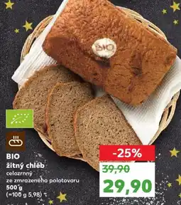 Kaufland BIO žitný chléb nabídka