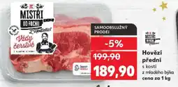 Kaufland Hovězí přední s kostí nabídka