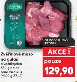Kaufland Zvěřinové maso na guláš nabídka