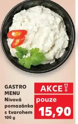 Kaufland GASTRO MENU Nivová pomazánka s tvarohem nabídka