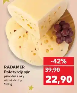 Kaufland RADAMER Polotvrdý sýr nabídka