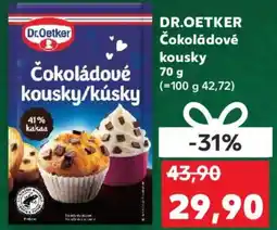 Kaufland DR.OETKER Čokoládové kousky nabídka