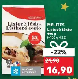 Kaufland MELITES Listové těsto nabídka