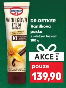 Kaufland Vanilková pasta DR.OETKER nabídka