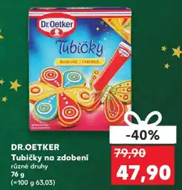 Kaufland DR.OETKER Tubičky na zdobení nabídka