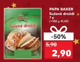 Kaufland PAPA BAKER Sušené droždí nabídka