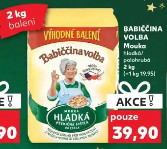 Kaufland BABIČČINA VOLBA hladká/ polohrubá nabídka
