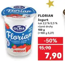 Kaufland FLORIAN Jogurt nabídka