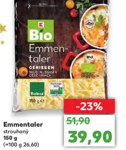 Kaufland Emmentaler strouhaný nabídka