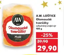 Kaufland A.W. LOŠTICE Olomoucké tvarůžky nabídka
