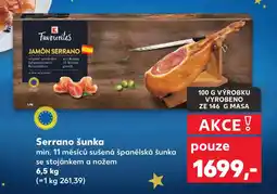 Kaufland Serrano šunka nabídka