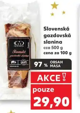 Kaufland Slovenská gazdovská slanina nabídka