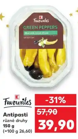 Kaufland Antipasti nabídka