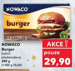 Kaufland NOWACO Burger kuřecí předsmažený nabídka