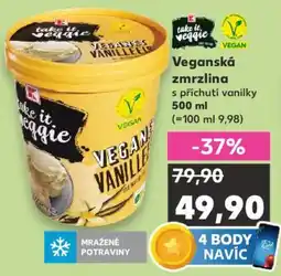 Kaufland Veganská zmrzlina nabídka