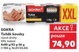 Kaufland SOKRA Tuňák kousky nabídka