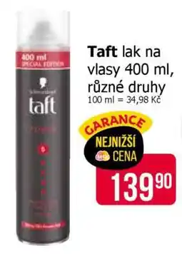 Teta Taft lak na vlasy 400 ml nabídka