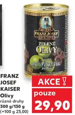 Kaufland FRANZ JOSEF KAISER Olivy nabídka