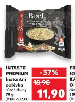 Kaufland INTASTE PREMIUM Instantní polévka nabídka