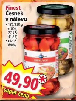 Norma Finest Česnek v nálevu nabídka