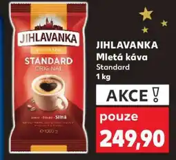 Kaufland JIHLAVANKA mletá káva nabídka