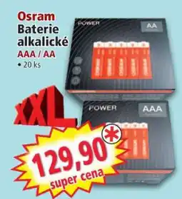 Norma Osram Baterie alkalické nabídka