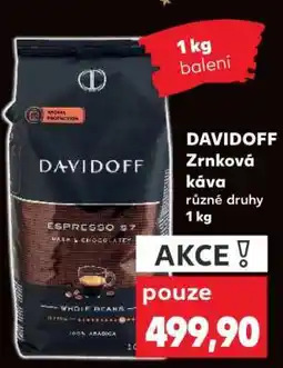 Kaufland DAVIDOFF Zrnnková káva nabídka