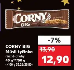 Kaufland CORNY BIG Müslityčinka nabídka