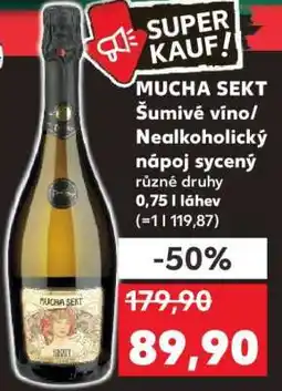 Kaufland Mucha sekt nabídka