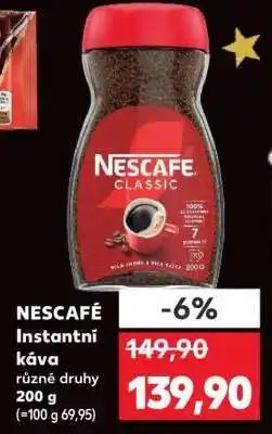 Kaufland NESCAFÉ Instantní káva nabídka