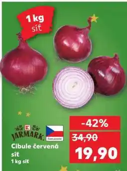 Kaufland Cibule červená síť nabídka