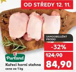 Kaufland Purland Kuřecí horní stehna nabídka
