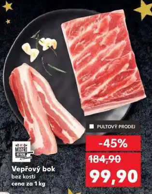 Kaufland Vepřový bok bez kosti nabídka