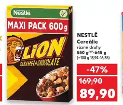 Kaufland NESTLÉ Cereálie nabídka