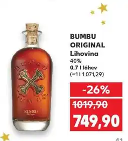 Kaufland Bumbu Original nabídka