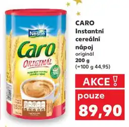 Kaufland CARO Instantní cereální парој originál nabídka