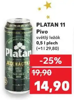 Kaufland PLATAN 11 Pivo nabídka