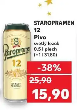 Kaufland Staropramen 12 nabídka