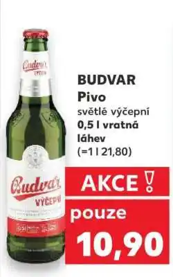 Kaufland BUDVAR Pivo nabídka